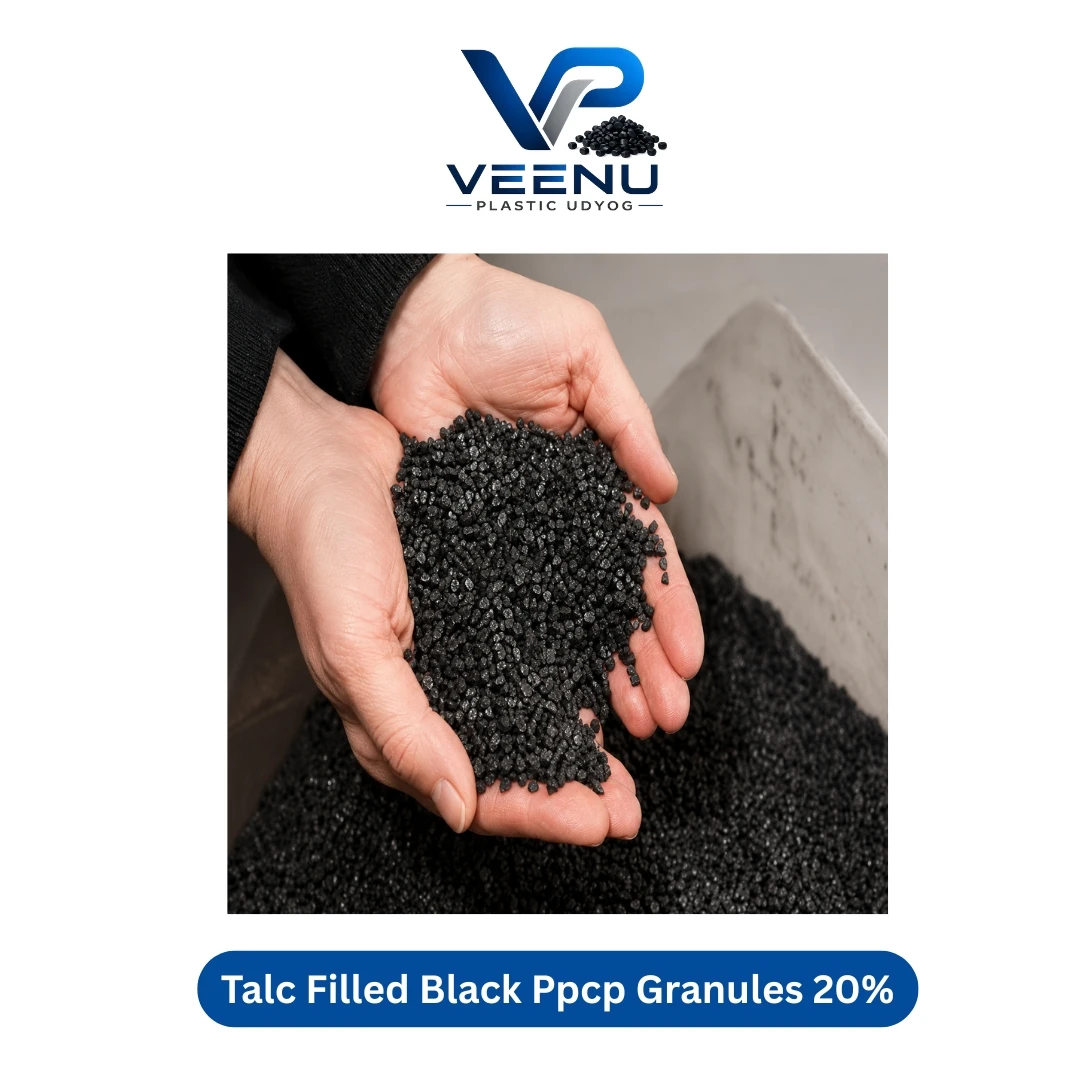 Talc Filled Black PPCP Granules 20%